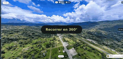 جولة 360 بالدرون لمشروع تقسيم أراضٍ في الإكوادور